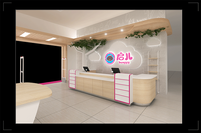 啟兒旗艦店店艾銳展覽專業(yè)店鋪空間 店鋪形象設(shè)計(jì)施工 設(shè)計(jì)規(guī)劃